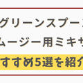 グリーンスプーンの最適ミキサーはコレ!!おすすめ5選を紹介【調理方法も解説】