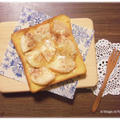 桃とチーズのシナモンフレンチトースト
