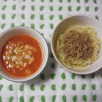 食べるラー油入り味噌つけ麺