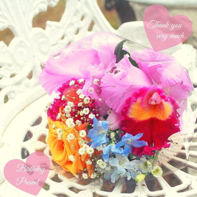 カトレアの花束
