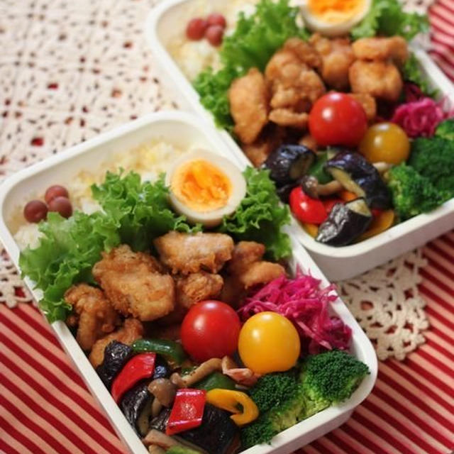 脳が若返る？(ﾟдﾟ ) ✿ から揚げ弁当(๑¯﹃¯๑)♪