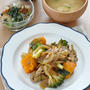 【一汁二菜15分献立】野菜でかさまし！ヤミツキになる甘辛味がたまらない☆こくウマ豚肉炒め献立