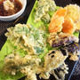 ■和のおかず【菜園採りユニーク野菜+で天婦羅】