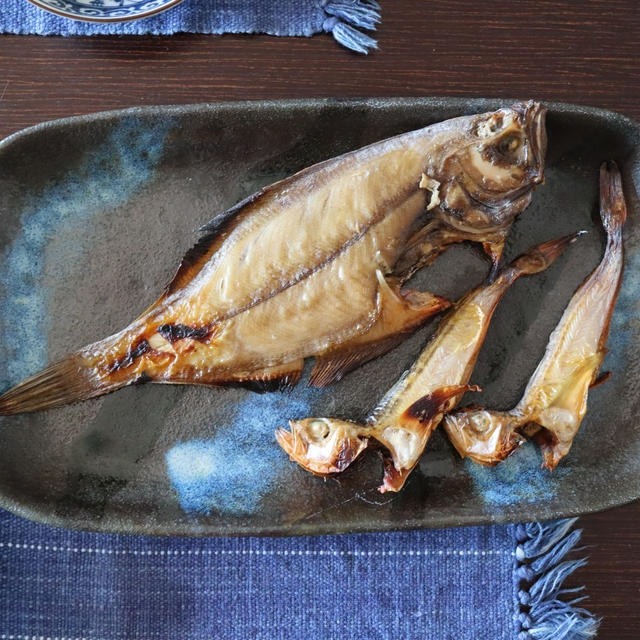 石川県産：ハタハタ・アカラバチメ・赤カレイの干物とのどぐろの粕漬け