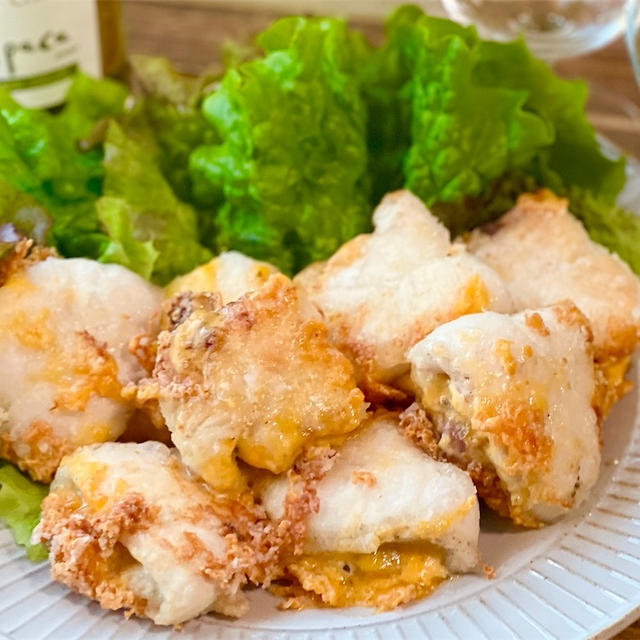 【レシピ】鶏ささみの梅肉チーズはさみ焼き