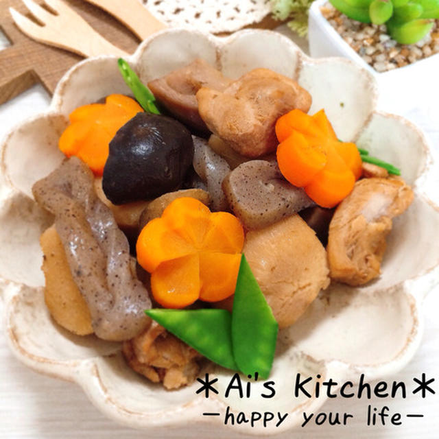 ほっこり母の味♡シミシミで美味しい＊じっくり煮込んだ基本の筑前煮♡
