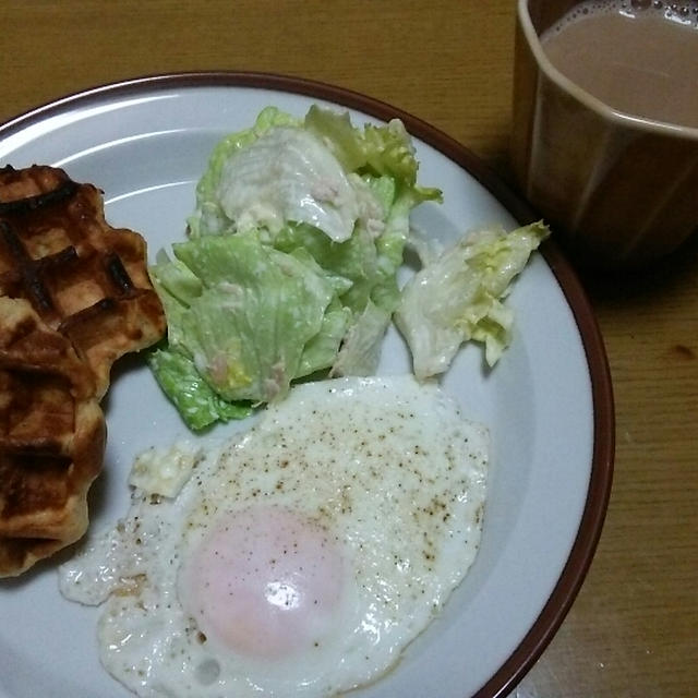 朝ごはんと今日の予定