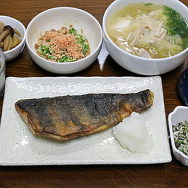 ごく普通の晩ご飯で一杯