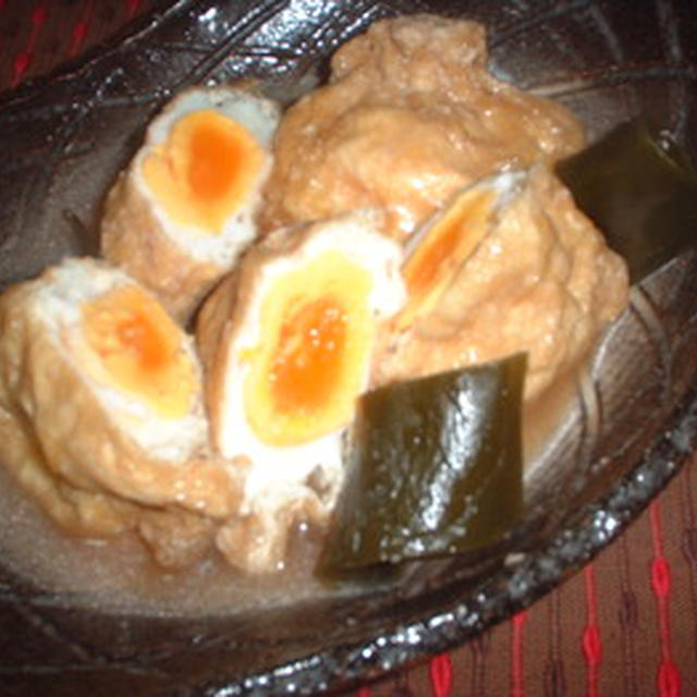 巾着卵の含め煮