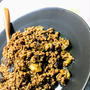 ナスの簡単レシピ!ナスとひき肉のカレー炒めで眼精疲労をやわらげよう
