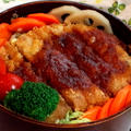 ソースかつ丼弁当その2 by ひろりんさん