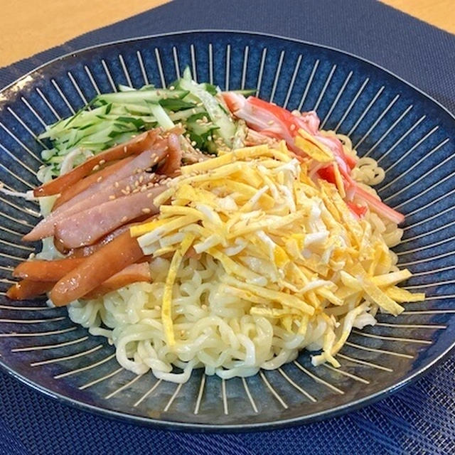 【冷やし中華】カルディサリ麺の節約アレンジレシピ！忙しい日の味方！