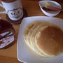 朝ごはんは幸せもちもちパンケーキ