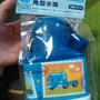 男の子用のコップ付き水筒(プラスチック)～サンリオ