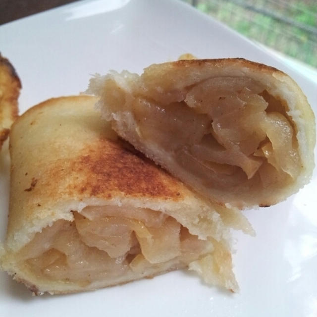 食パンでアップルパン