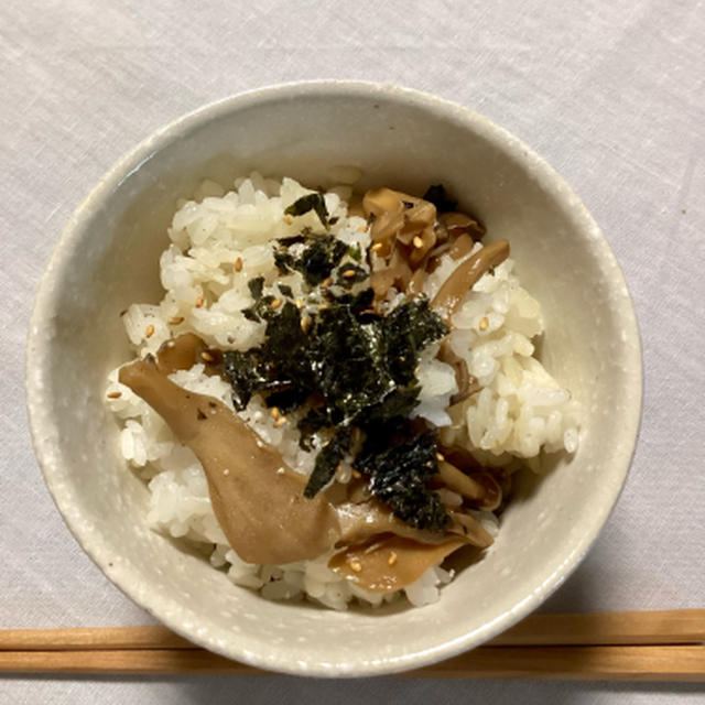 きのこ“混ぜ”ごはん