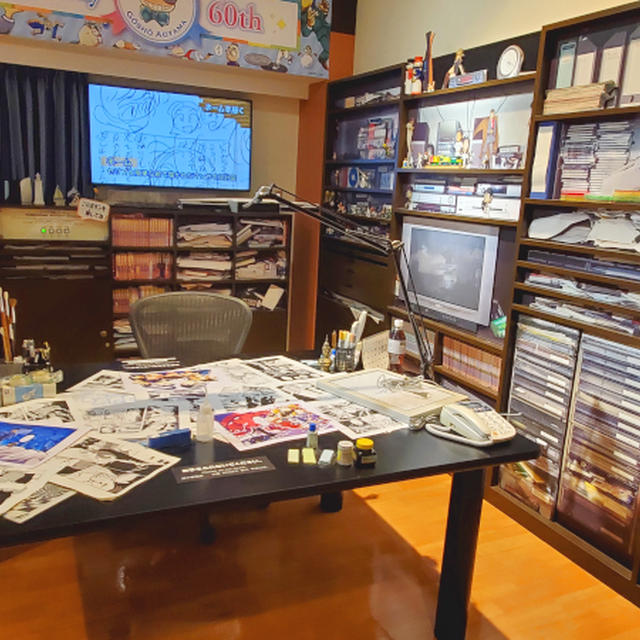 青山先生の作業場再現