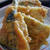 冷麦と秋刀魚の天ぷら