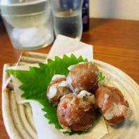 梅干しの天婦羅……和食づくしの夜ごはん。