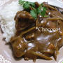 牛筋肉とゴボウのカレー♪