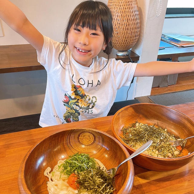 またまた5分で冷やし明太クリームうどんです！！