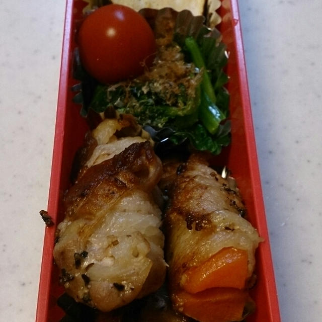 豚肉のにんじん巻き
