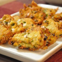 レンコンと長いものフワフワ落とし揚げ
