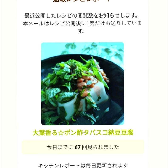 クックパッド速報レシピレポート、おりがみ。