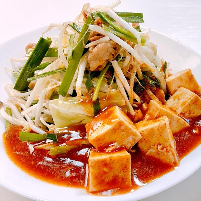 野菜炒めを「蒙古タンメン風」にアレンジ！