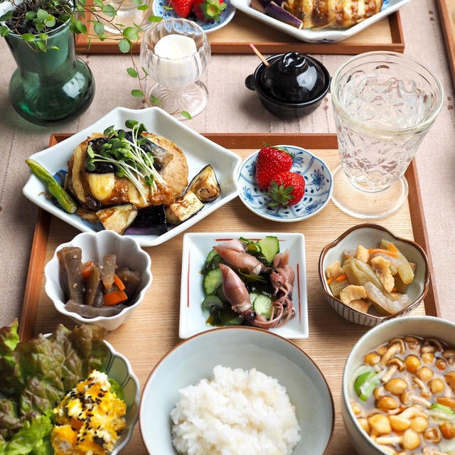 和風ハンバーグの晩ごはんと「おからの日」