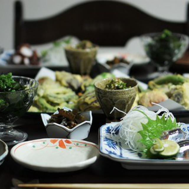 秋刀魚のお刺身や無花果の天ぷらの日