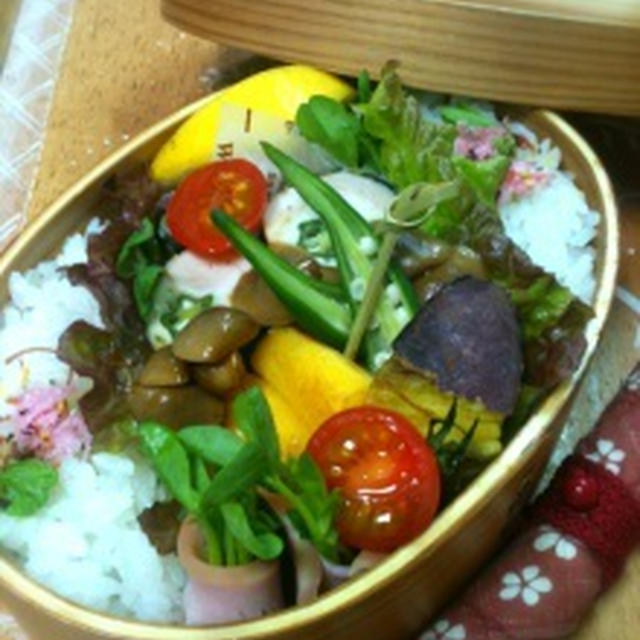 ３/７　今学期最後のお弁当