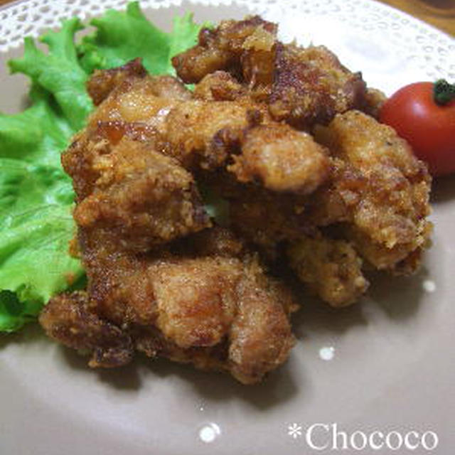 柚子胡椒風味の鶏のから揚げ