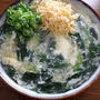 朝ごはんに「あんかけうどん」