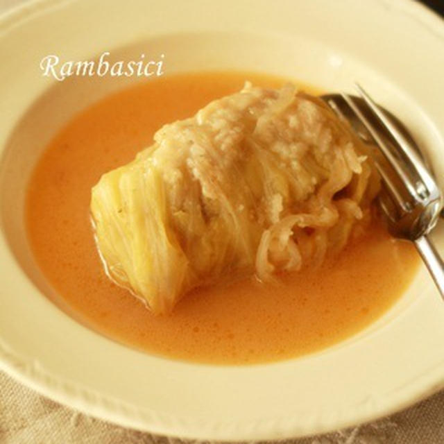 イタリア風ロールキャベツ