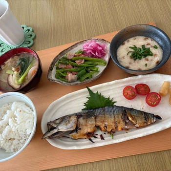 半額サバで、ザ和食ランチ♪