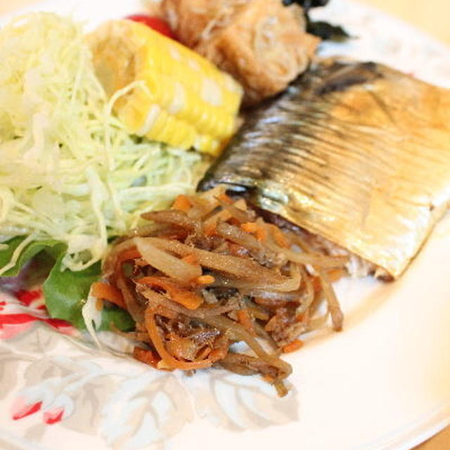 【ストウブ】ツナのきんぴらごぼう　レシピ