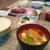 季節外れの豚汁とカツオの夕食