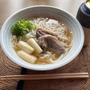 朝ごはんに「鴨うどん」