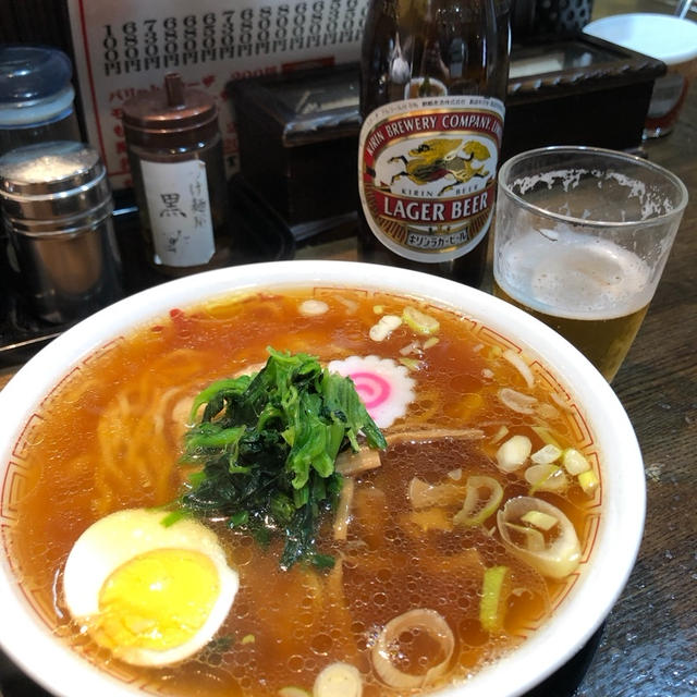 新宿　光来　オーソドックスな中華そばが430円　