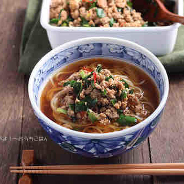 ピリ辛ひき肉で台湾ラーメンの素！　普段のラーメンがランクアップするよ！