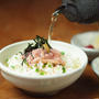 柚子こしょう風味の塩辛茶漬け