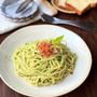 SDGsレシピ☆カブの葉と大葉で作る小エビのジェノベーゼパスタ