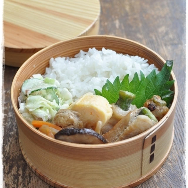 【おくらの豚巻き弁当】