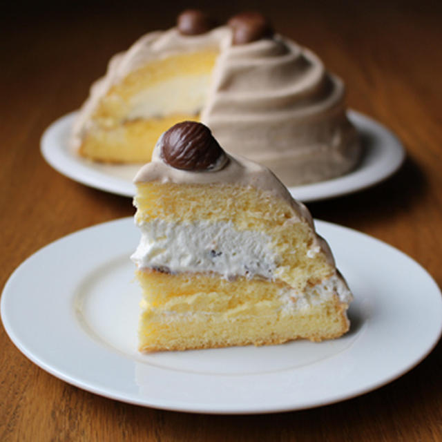 モンブランのドームケーキ By ひよこさん レシピブログ 料理ブログのレシピ満載