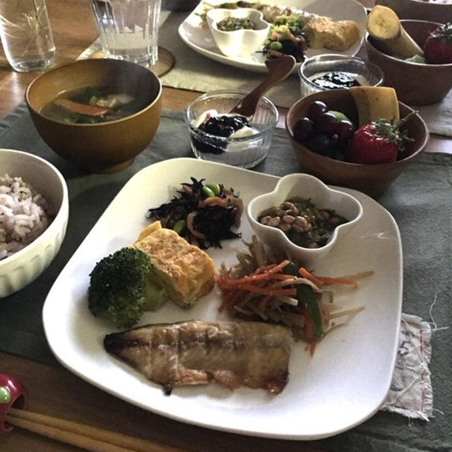 内容重視の朝ごはん♪…お気に入りバーのこと。