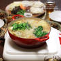 お鍋ひとつでコース料理気分♡～水餃子鍋からの広東麺～