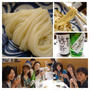 さぬきうどん「谷や」で打ち上げ