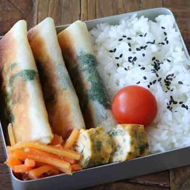 プリッとサクっと！エビはんぺん焼き春巻き弁当