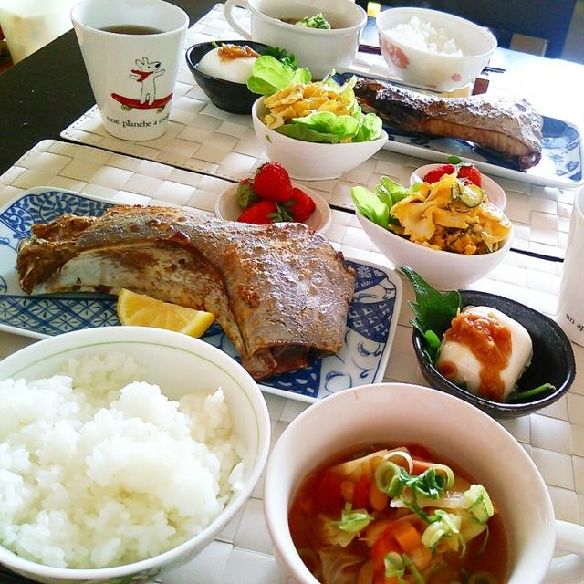 鮪の塩かま焼き